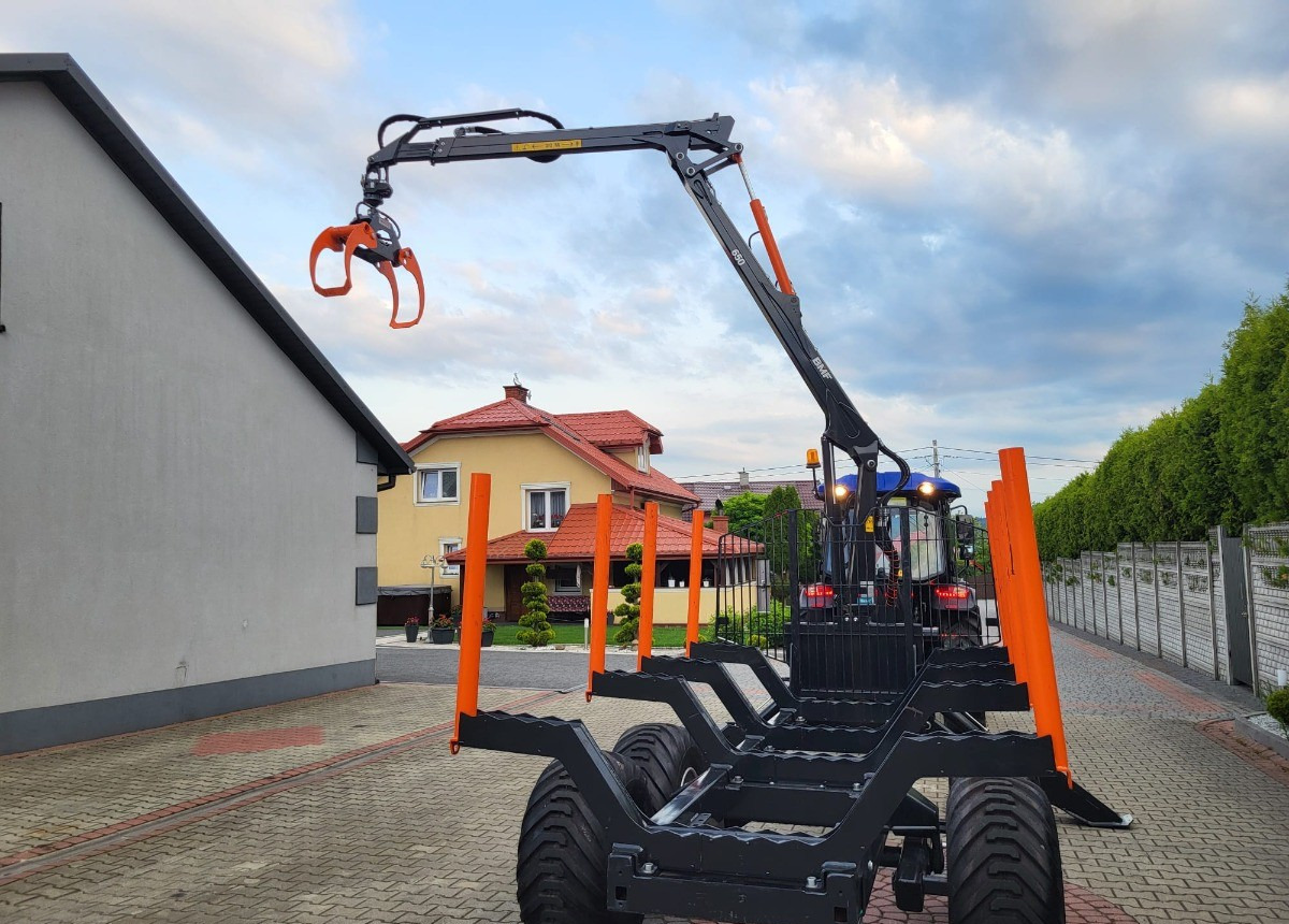 LOVOL Zestaw Traktor LOVOL M755 Przyczepa do drewna BMF 8TPro Stan Nowy Fabryczny - Forestry harvester: picture 4 LOVOL Zestaw Traktor LOVOL M755 Przyczepa do drewna BMF 8TPro Stan Nowy Fabryczny - Forestry harvester: picture 4