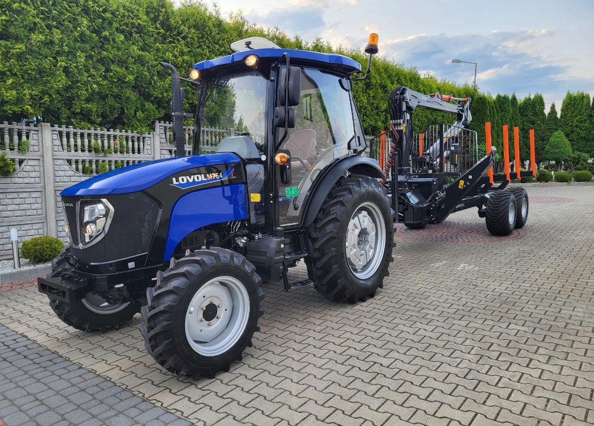 LOVOL Zestaw Traktor LOVOL M755 Przyczepa do drewna BMF 8TPro Stan Nowy Fabryczny - Forestry harvester: picture 5 LOVOL Zestaw Traktor LOVOL M755 Przyczepa do drewna BMF 8TPro Stan Nowy Fabryczny - Forestry harvester: picture 5