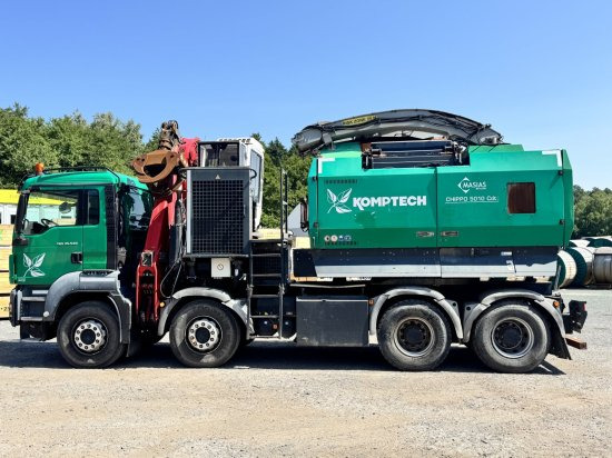 Truck, Wood chipper MAN TGS 35.540 8x4  mit Komptech-Zusatzeinheit: picture 9 Truck, Wood chipper MAN TGS 35.540 8x4  mit Komptech-Zusatzeinheit: picture 9