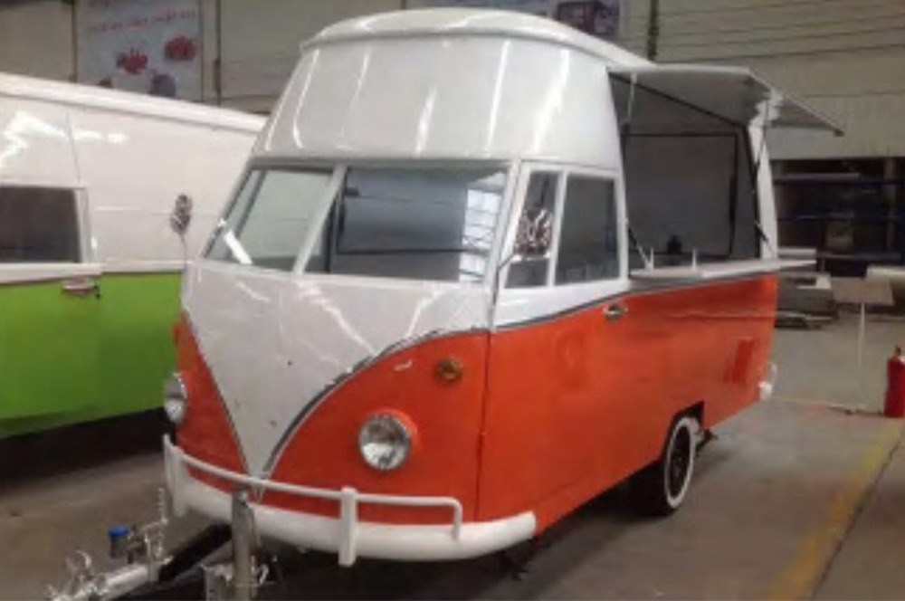 Deli Star Trailer Retro Minivan HR 4300 Towable - EU Standards - Food trailer: picture 2 Deli Star Trailer Retro Minivan HR 4300 Towable - EU Standards - Food trailer: picture 2