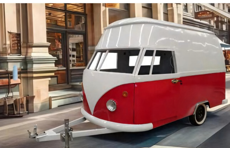 Deli Star Trailer Retro Minivan HR 4300 Towable - EU Standards - Food trailer: picture 3 Deli Star Trailer Retro Minivan HR 4300 Towable - EU Standards - Food trailer: picture 3