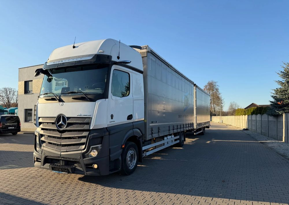 Mercedes-Benz ACTROS 1845 Zestaw przestrzenny przejazdowy120m3 - Curtain side truck: picture 2 Mercedes-Benz ACTROS 1845 Zestaw przestrzenny przejazdowy120m3 - Curtain side truck: picture 2