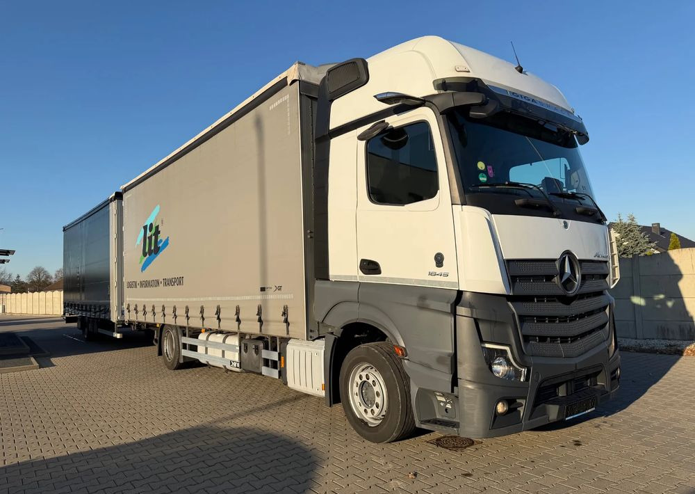Mercedes-Benz ACTROS 1845 Zestaw przestrzenny przejazdowy120m3 - Curtain side truck: picture 4 Mercedes-Benz ACTROS 1845 Zestaw przestrzenny przejazdowy120m3 - Curtain side truck: picture 4