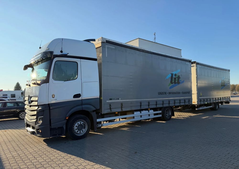 Mercedes-Benz ACTROS 1845 Zestaw przestrzenny przejazdowy120m3 - Curtain side truck: picture 3 Mercedes-Benz ACTROS 1845 Zestaw przestrzenny przejazdowy120m3 - Curtain side truck: picture 3