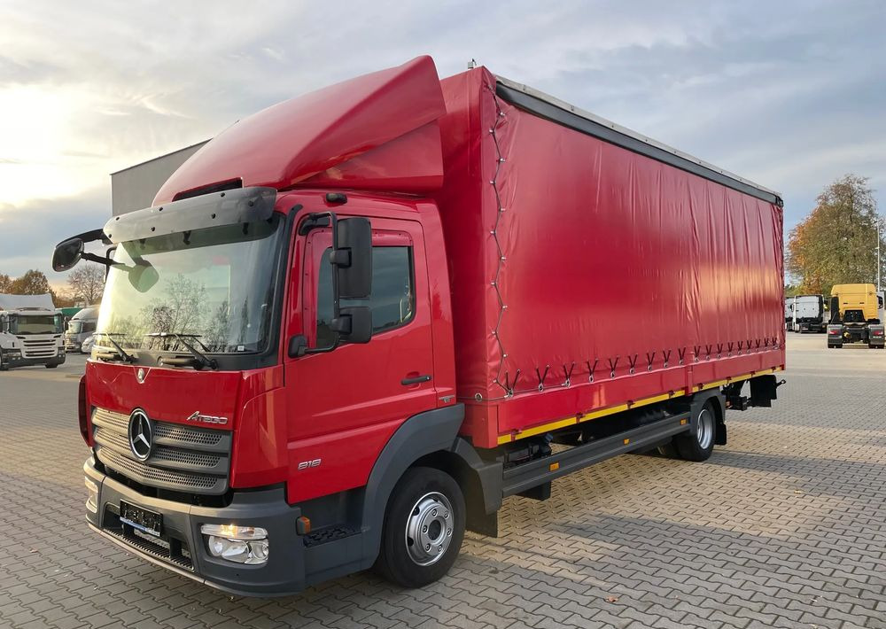 Mercedes-Benz ATEGO 818, Klima, webasto, 17 euro palet! - Curtain side truck: picture 2 Mercedes-Benz ATEGO 818, Klima, webasto, 17 euro palet! - Curtain side truck: picture 2