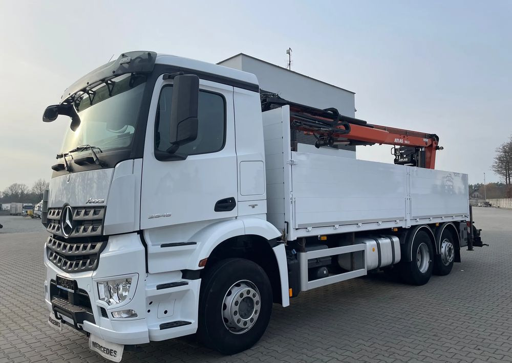 Mercedes-Benz Arocs 2545, HDS ATLAS 186.3 - PILOT - Dropside/ Flatbed truck, Crane truck: picture 2 Mercedes-Benz Arocs 2545, HDS ATLAS 186.3 - PILOT - Dropside/ Flatbed truck, Crane truck: picture 2