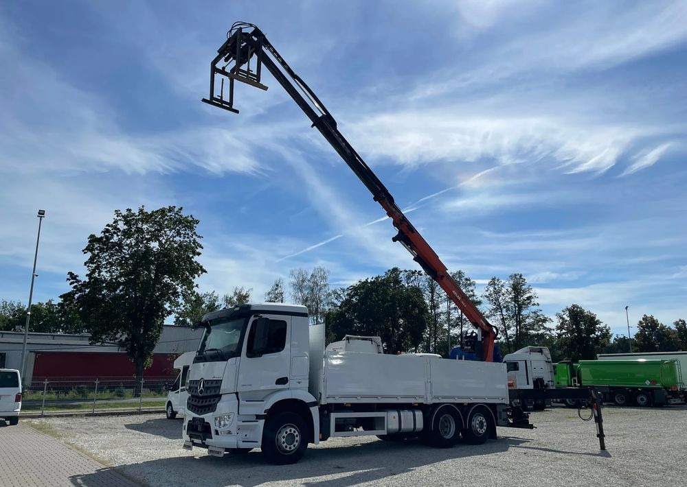 Mercedes-Benz Arocs 2545, HDS ATLAS 186.3 - PILOT - Dropside/ Flatbed truck, Crane truck: picture 2 Mercedes-Benz Arocs 2545, HDS ATLAS 186.3 - PILOT - Dropside/ Flatbed truck, Crane truck: picture 2