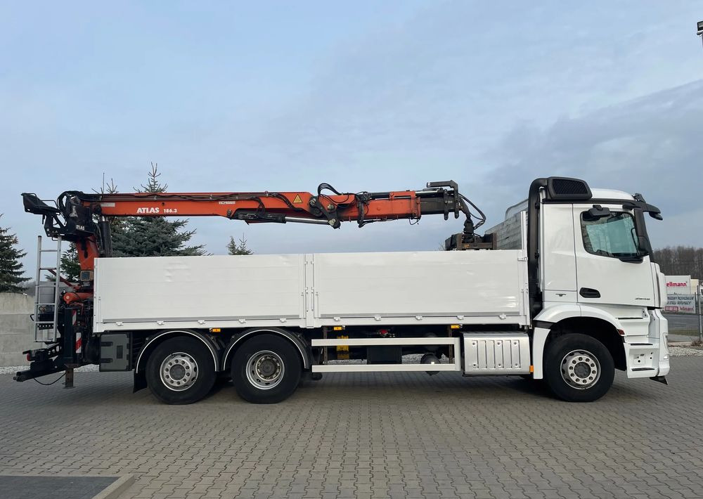 Mercedes-Benz Arocs 2545, HDS ATLAS 186.3 - PILOT - Dropside/ Flatbed truck, Crane truck: picture 5 Mercedes-Benz Arocs 2545, HDS ATLAS 186.3 - PILOT - Dropside/ Flatbed truck, Crane truck: picture 5