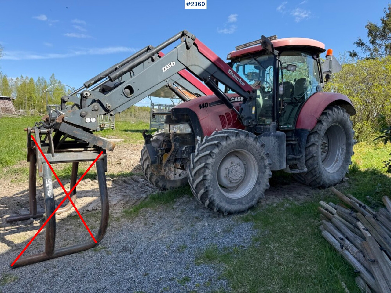 Tractor, Case IH Maxxum 140 - Farm tractor: picture 1 Tractor, Case IH Maxxum 140 - Farm tractor: picture 1