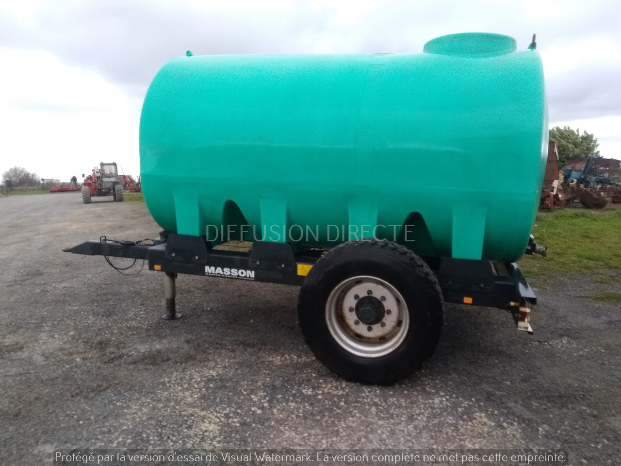 MASSON CITERNE AZOTE ET EAU MSP 80 - Tanker trailer: picture 2 MASSON CITERNE AZOTE ET EAU MSP 80 - Tanker trailer: picture 2