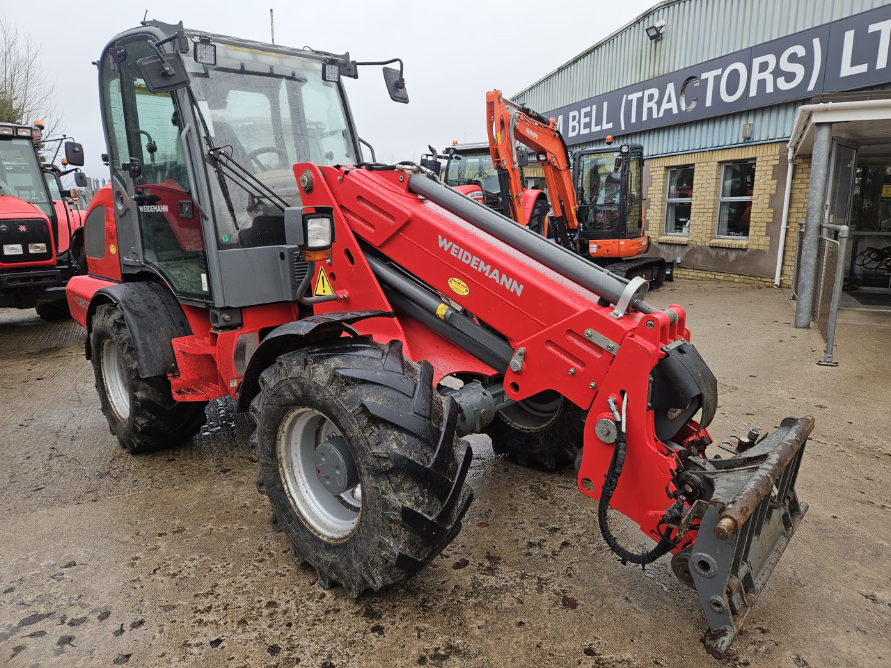 2016 Weidemann 4080T, 3313 hours - Telescopic wheel loader: picture 1 2016 Weidemann 4080T, 3313 hours - Telescopic wheel loader: picture 1