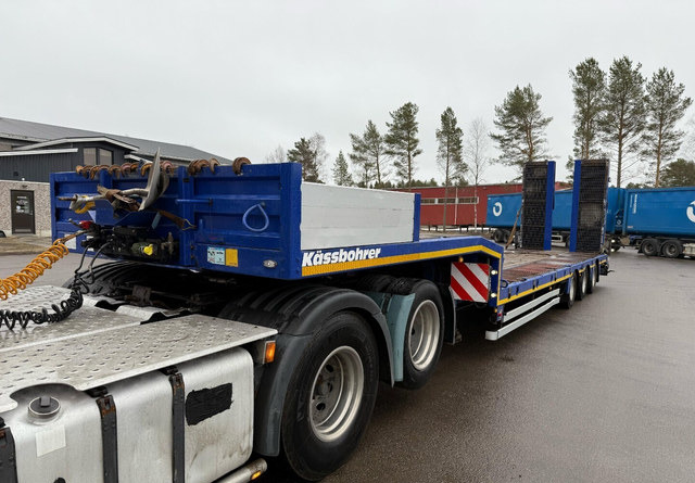 Kässbohrer Hydrauli rampit - Low loader semi-trailer: picture 1 Kässbohrer Hydrauli rampit - Low loader semi-trailer: picture 1