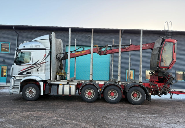Mercedes-BenzArocs 8x4 Nosturilla! - Timber truck, Crane truck: picture 2 Mercedes-BenzArocs 8x4 Nosturilla! - Timber truck, Crane truck: picture 2