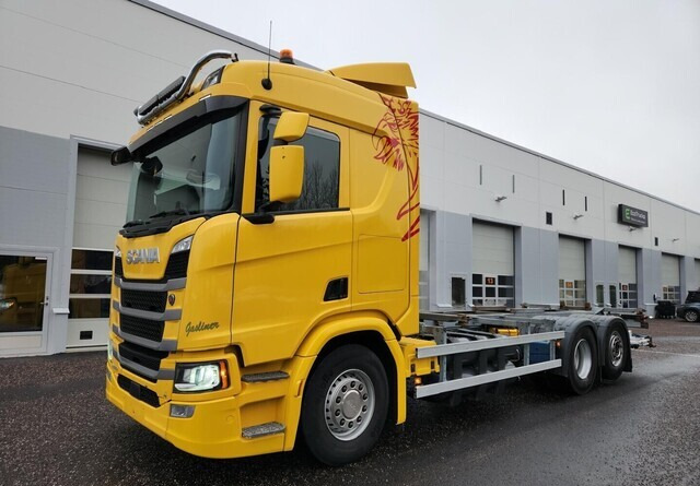 Scania R410 CNG / CBG 6x2 - Container transporter/ Swap body truck: picture 1 Scania R410 CNG / CBG 6x2 - Container transporter/ Swap body truck: picture 1