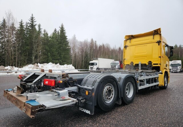 Scania R410 CNG / CBG 6x2 - Container transporter/ Swap body truck: picture 4 Scania R410 CNG / CBG 6x2 - Container transporter/ Swap body truck: picture 4