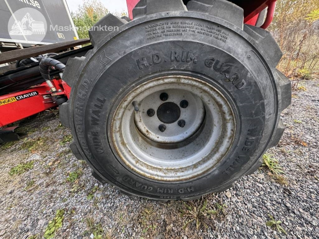 Closed box semi-trailer HFR 1 axlad semitrailer med truck!: picture 23