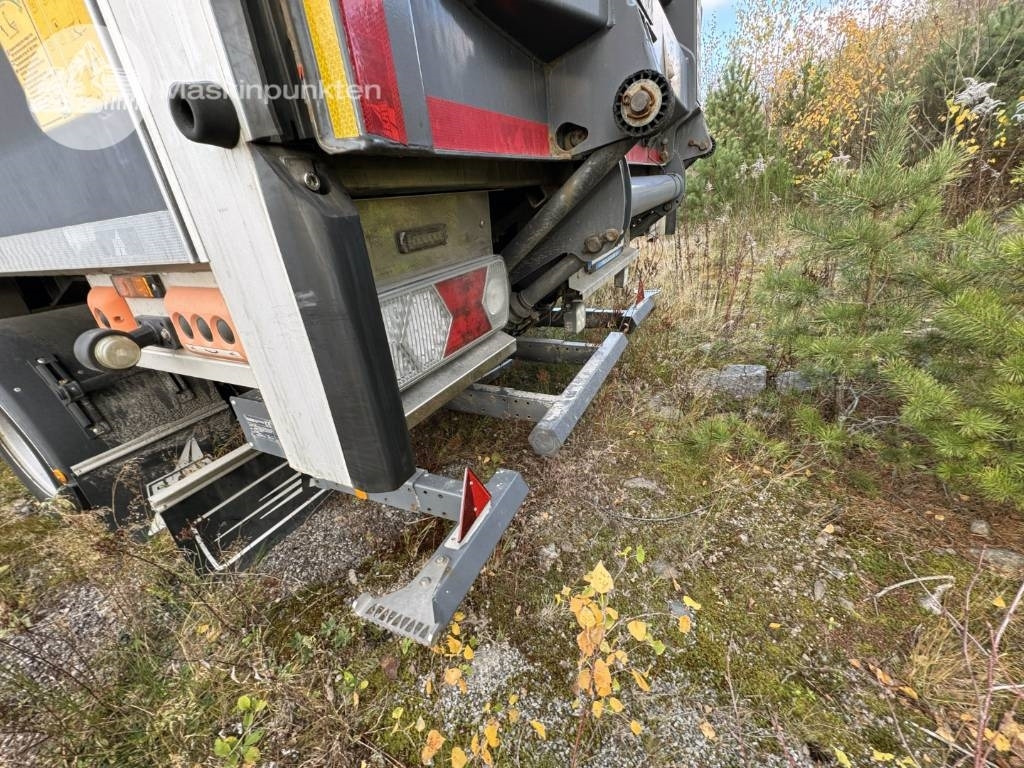 Closed box semi-trailer HFR 1 axlad semitrailer med truck!: picture 36