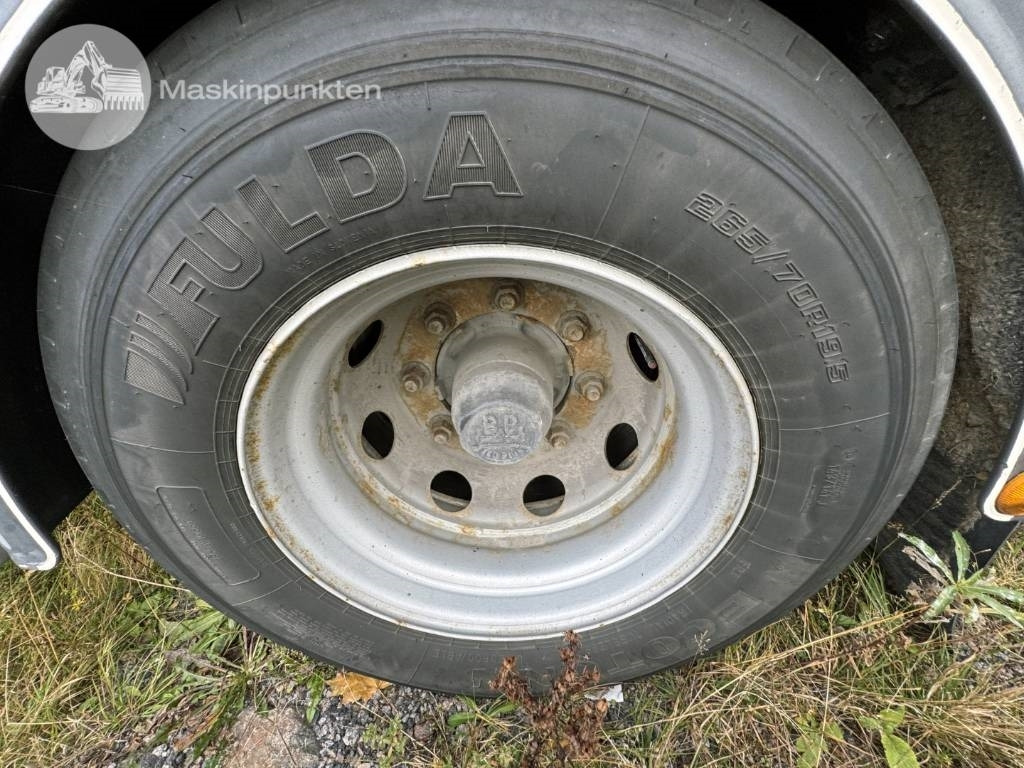 Closed box semi-trailer HFR 1 axlad semitrailer med truck!: picture 33