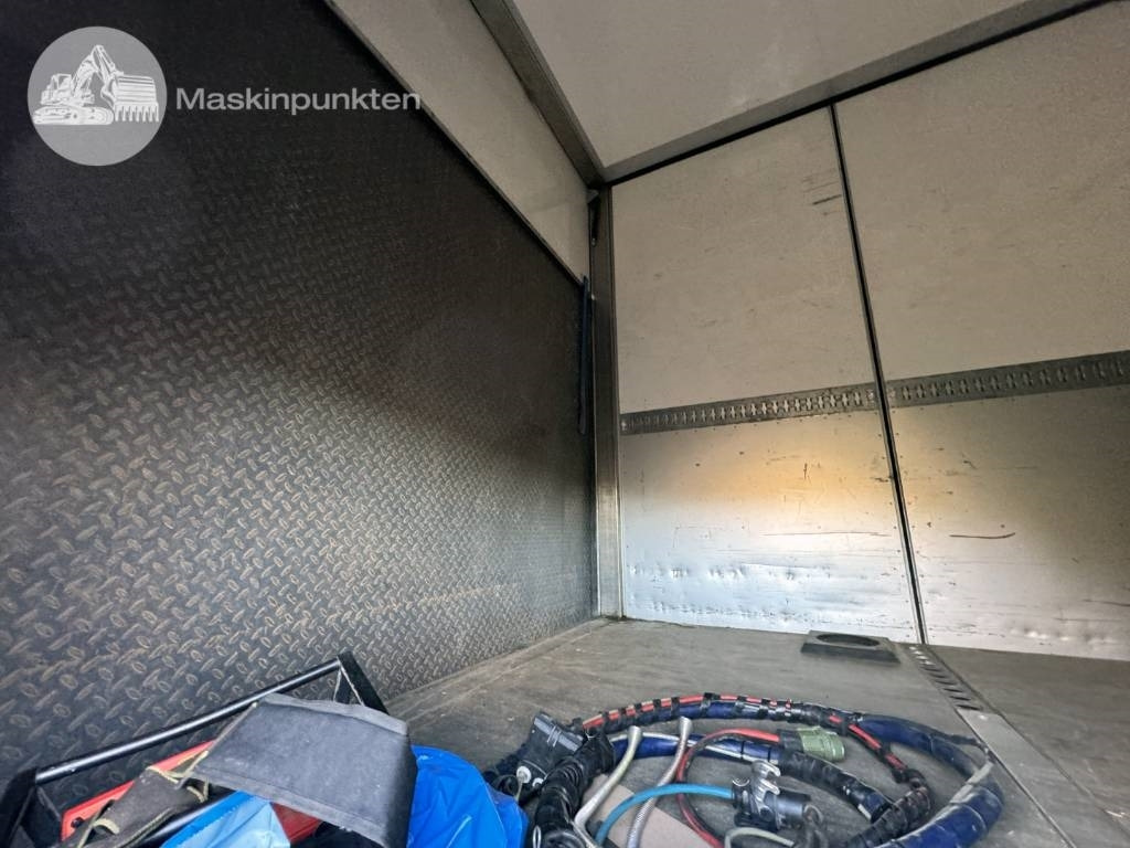 Closed box semi-trailer HFR 1 axlad semitrailer med truck!: picture 50