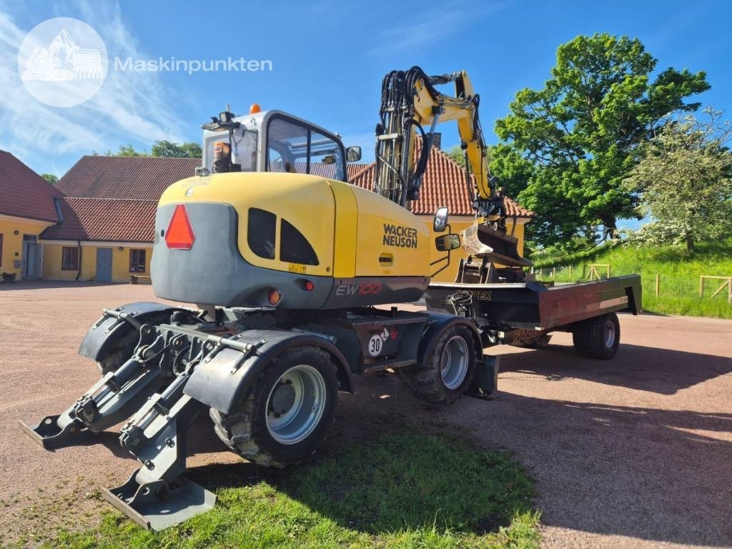 Wacker Neuson EW 100 med vagn  - Wheel excavator: picture 5 Wacker Neuson EW 100 med vagn  - Wheel excavator: picture 5
