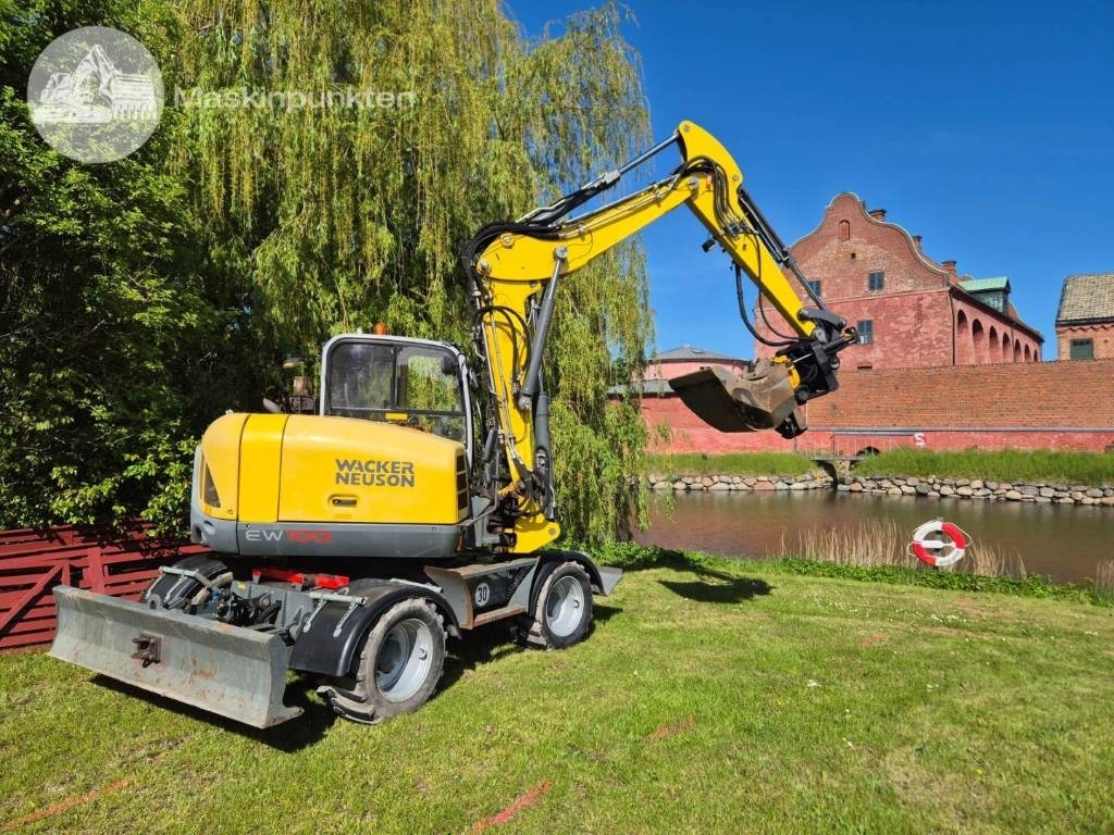 Wacker Neuson EW 100 med vagn  - Wheel excavator: picture 4 Wacker Neuson EW 100 med vagn  - Wheel excavator: picture 4