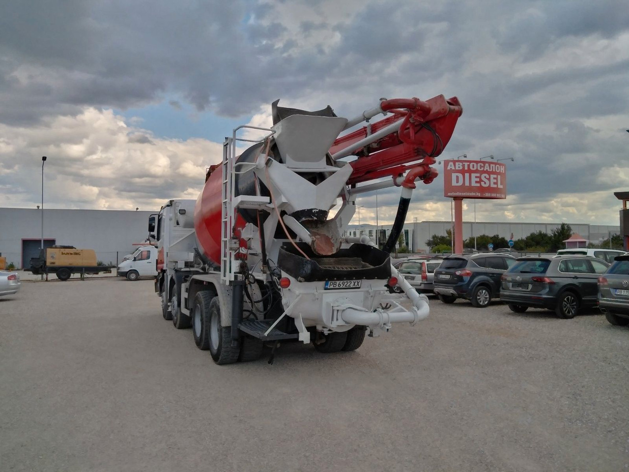 Mercedes-Benz ACTROS 3240 Putzmeister 26.67S - Mixer pump truck: picture 5 Mercedes-Benz ACTROS 3240 Putzmeister 26.67S - Mixer pump truck: picture 5