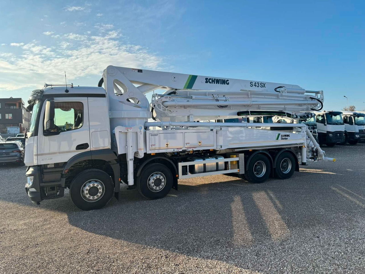 Mercedes-Benz AROCS 3746 SCHWING S43SX III - Concrete pump truck: picture 4 Mercedes-Benz AROCS 3746 SCHWING S43SX III - Concrete pump truck: picture 4