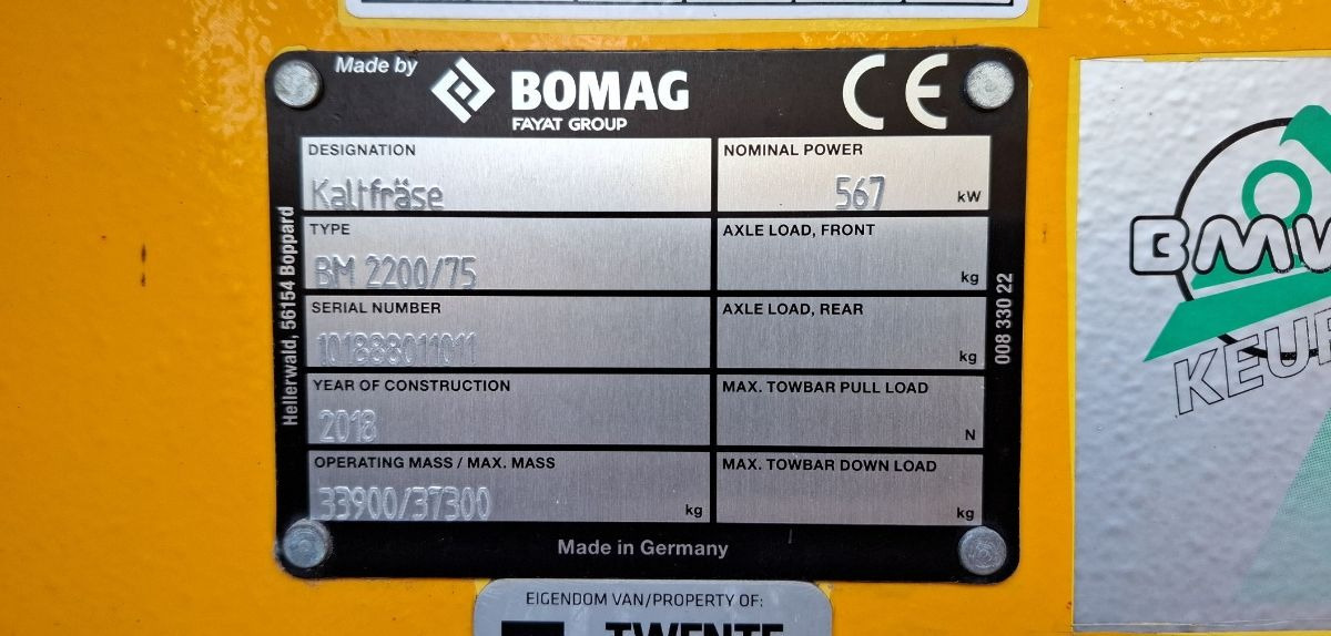 BOMAG DE BM 2200/75 Stage IV/Tier 4f - Asphalt machine: picture 3 BOMAG DE BM 2200/75 Stage IV/Tier 4f - Asphalt machine: picture 3