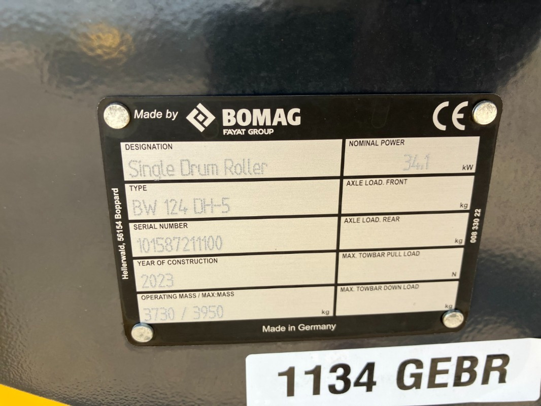 BOMAG DE BW 124 DH-5 Stage V/Tier 4f - Roller: picture 2 BOMAG DE BW 124 DH-5 Stage V/Tier 4f - Roller: picture 2