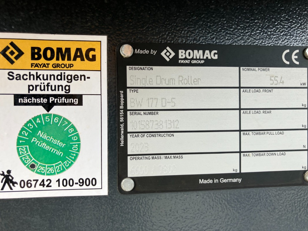 BOMAG DE BW 177 D-5 Stage V/Tier 4f - Roller: picture 2 BOMAG DE BW 177 D-5 Stage V/Tier 4f - Roller: picture 2