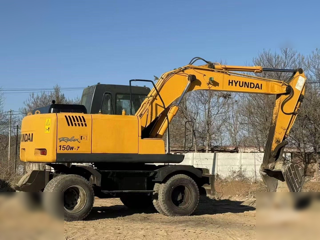 HYUNDAI ROBEX 150W-7A - Wheel excavator: picture 2 HYUNDAI ROBEX 150W-7A - Wheel excavator: picture 2