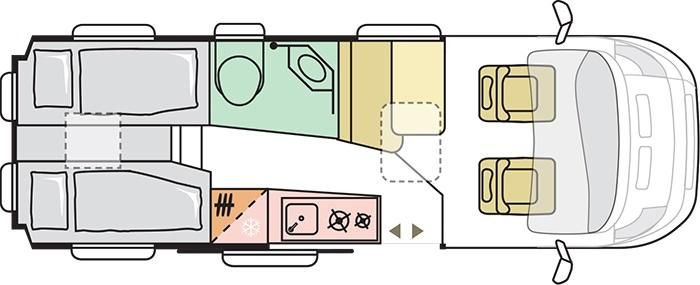 Adria Twin Edition 640 SGX Maxi 132kW*LED*HUBBETT* - Campervan: picture 3 Adria Twin Edition 640 SGX Maxi 132kW*LED*HUBBETT* - Campervan: picture 3