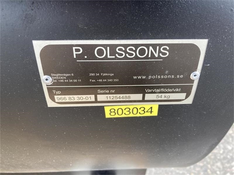 Husqvarna 125 B til R422 og P524 - Snow plough for Agricultural machinery: picture 4 Husqvarna 125 B til R422 og P524 - Snow plough for Agricultural machinery: picture 4