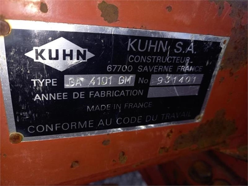 Kuhn GA 4101 GM - Tedder/ Rake: picture 5 Kuhn GA 4101 GM - Tedder/ Rake: picture 5