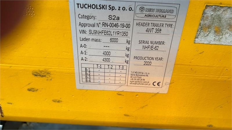 New Holland 4 hjulet skærebordsvogn - Combine header trailer: picture 3 New Holland 4 hjulet skærebordsvogn - Combine header trailer: picture 3