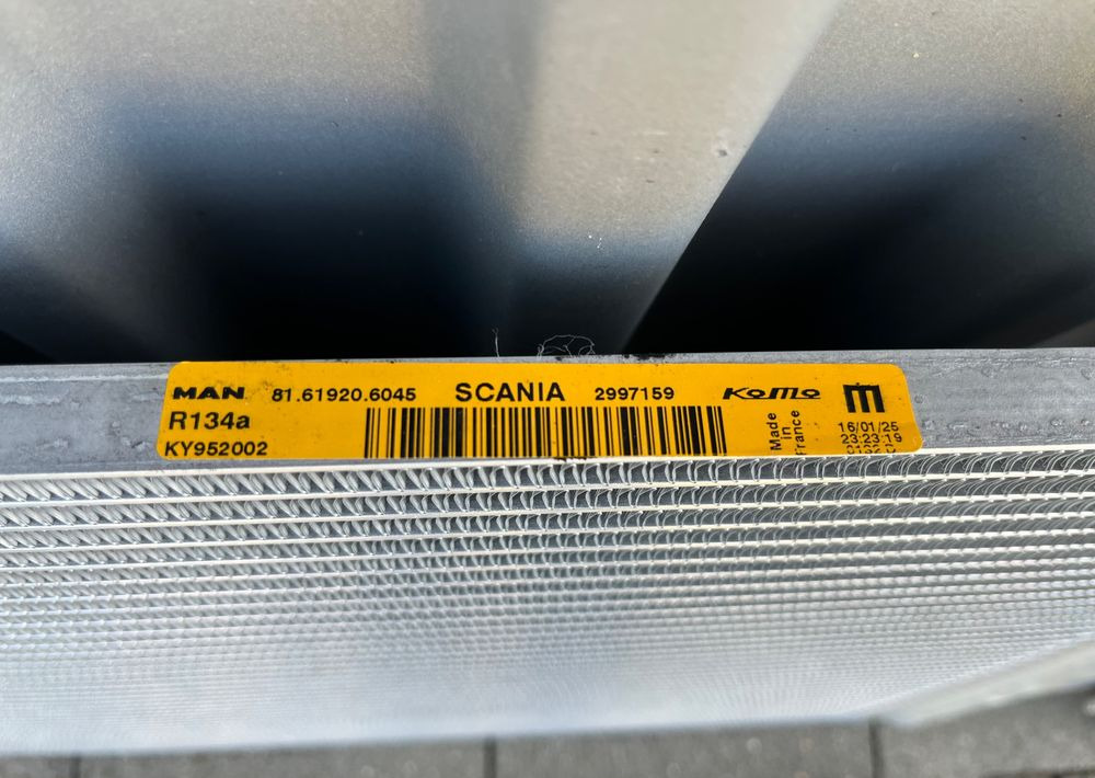 NOWA Chłodnica klimatyzacji MAN TG3 TGX TGS nowy model skraplacz - Condenser for Truck: picture 2 NOWA Chłodnica klimatyzacji MAN TG3 TGX TGS nowy model skraplacz - Condenser for Truck: picture 2