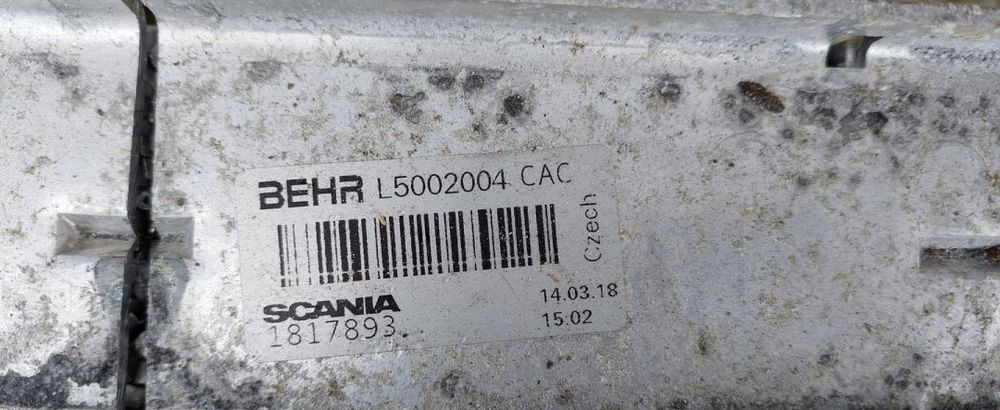 SCANIA R CHŁODNICA POWIETRZA INTERCOOLER 1817893 - Intercooler for Truck: picture 3 SCANIA R CHŁODNICA POWIETRZA INTERCOOLER 1817893 - Intercooler for Truck: picture 3