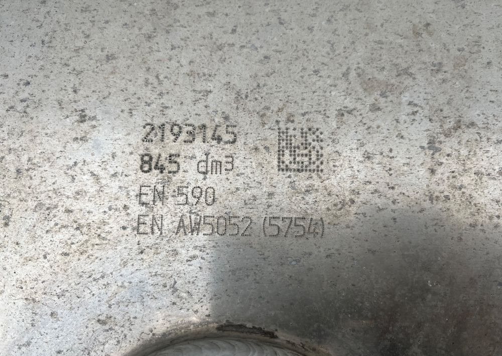 Zbiornik paliwa DAF XG XF CF 845 litrów bak - Fuel processing/ Fuel delivery for Truck: picture 4 Zbiornik paliwa DAF XG XF CF 845 litrów bak - Fuel processing/ Fuel delivery for Truck: picture 4