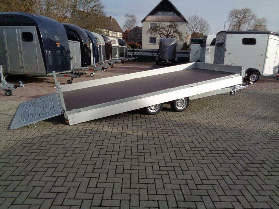 Dropside/ Flatbed trailer Böckmann PKW-Anhänger Universaltransporter kippbar 3,5t: picture 14