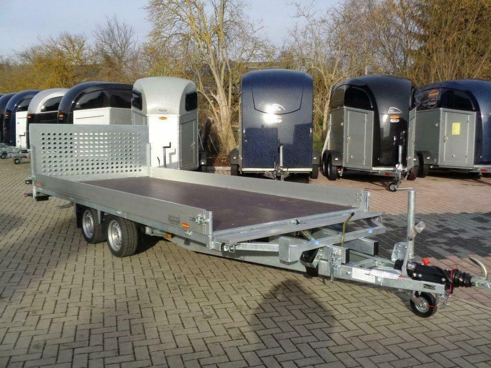 Dropside/ Flatbed trailer Böckmann PKW-Anhänger Universaltransporter kippbar 3,5t: picture 11