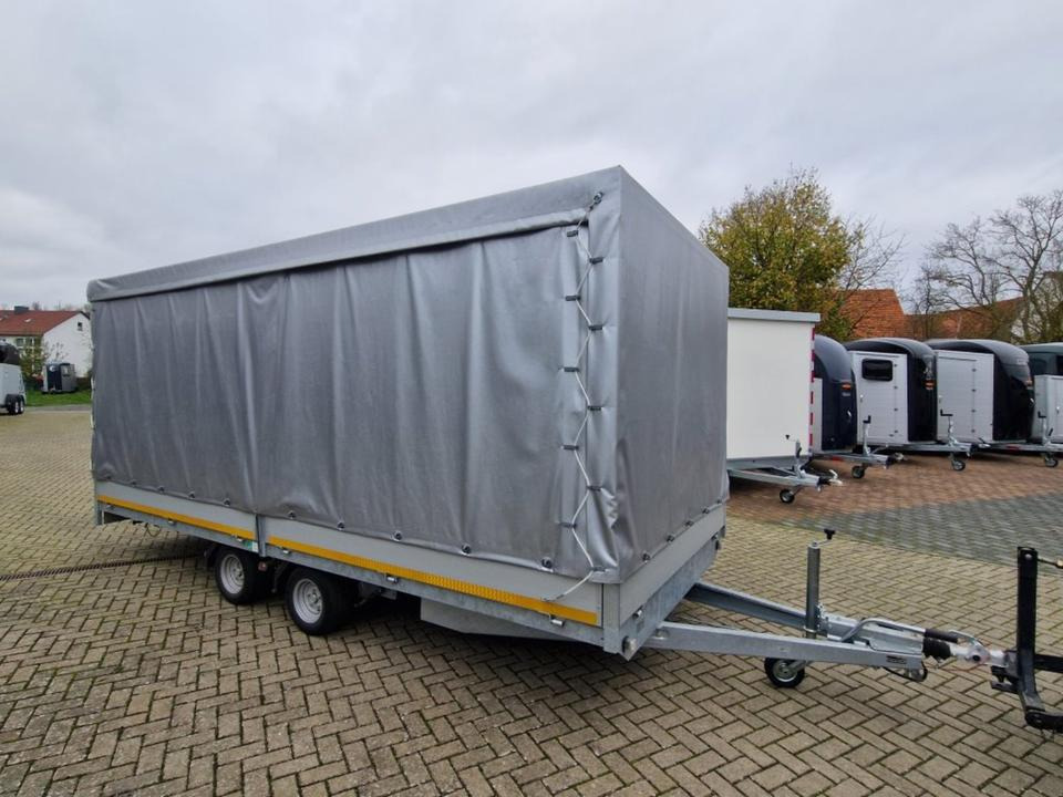 Eduard PKW-Anhänger, Hochlader, 3 to. Plane u. Spriegel - Curtainsider trailer: picture 4 Eduard PKW-Anhänger, Hochlader, 3 to. Plane u. Spriegel - Curtainsider trailer: picture 4