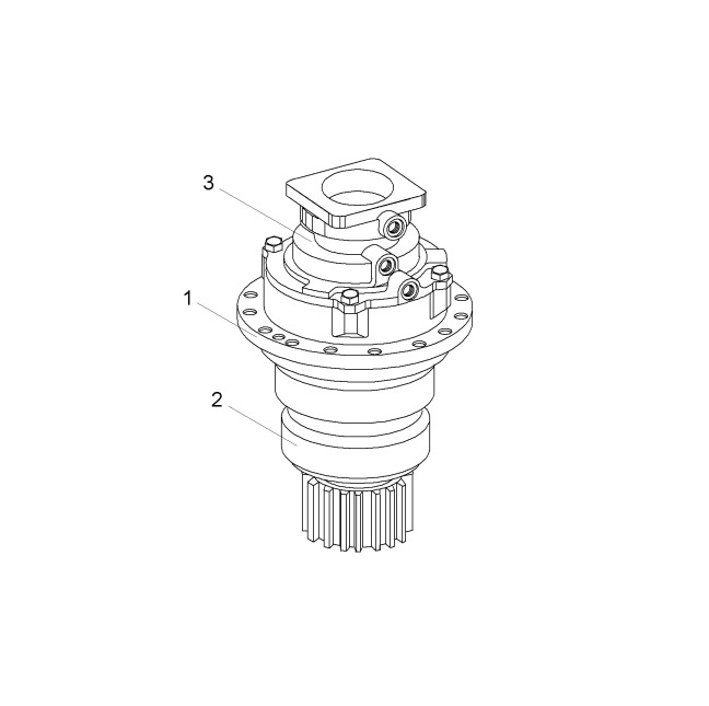Sennebogen ZF DR250 053017 and ZF DR350 250184 slewing gear - Swing motor for Material handler: picture 1 Sennebogen ZF DR250 053017 and ZF DR350 250184 slewing gear - Swing motor for Material handler: picture 1