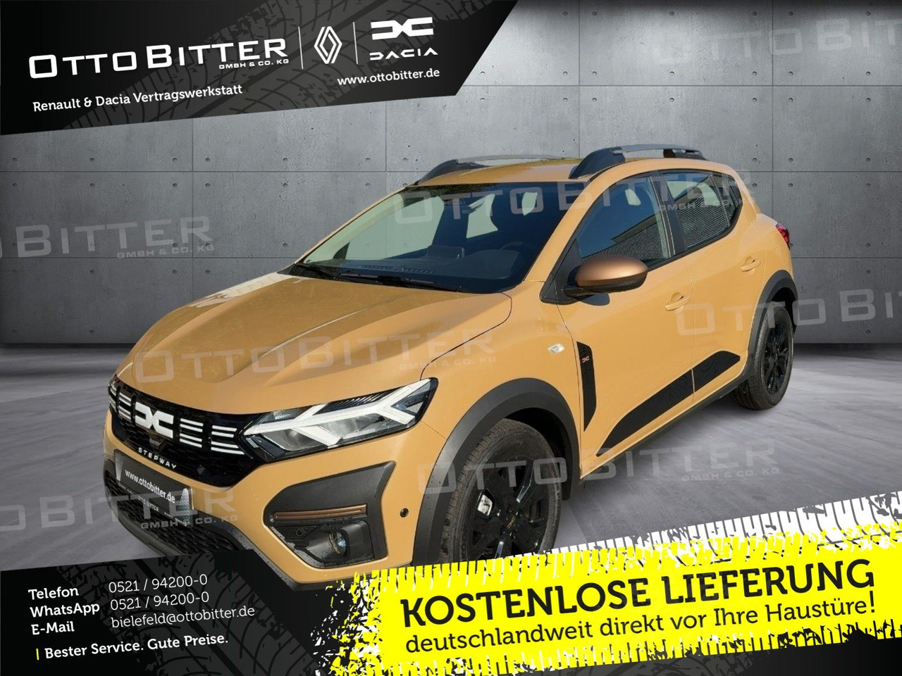 Dacia Sandero Stepway Extreme TCe110 CITY-PAKET/NAVI - Saloon car: picture 1 Dacia Sandero Stepway Extreme TCe110 CITY-PAKET/NAVI - Saloon car: picture 1