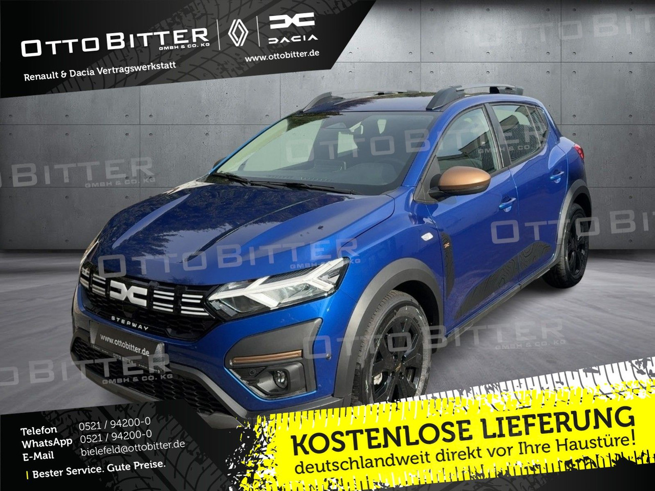 Dacia Sandero Stepway Extreme TCe110 CITY-PAKET/NAVI - Saloon car: picture 1 Dacia Sandero Stepway Extreme TCe110 CITY-PAKET/NAVI - Saloon car: picture 1