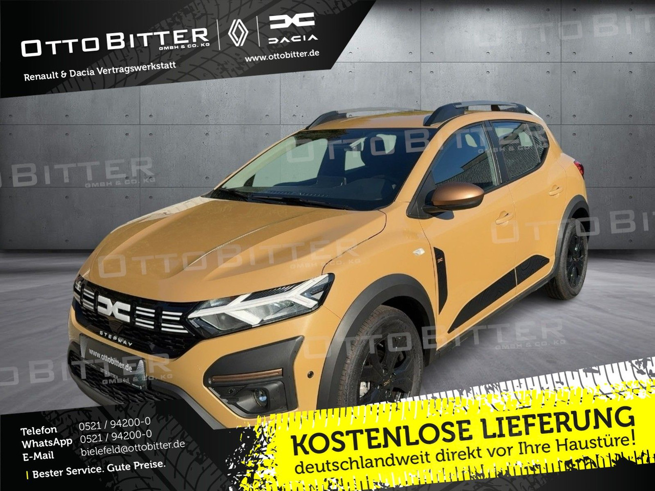 Dacia Sandero Stepway Extreme TCe110 CITY-PAKET/NAVI - Saloon car: picture 1 Dacia Sandero Stepway Extreme TCe110 CITY-PAKET/NAVI - Saloon car: picture 1