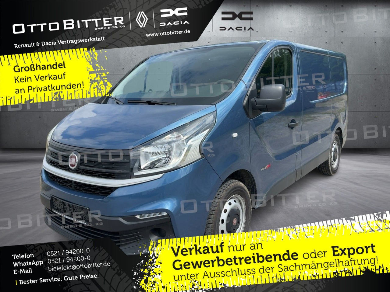 Fiat Talento 1.6 Multijet Turbo L1H1 ANHÄNGERKUP/GJR - Panel van: picture 1 Fiat Talento 1.6 Multijet Turbo L1H1 ANHÄNGERKUP/GJR - Panel van: picture 1
