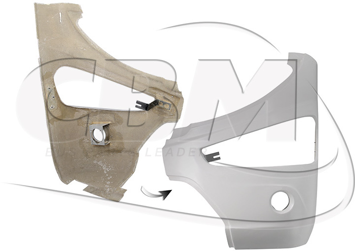 CBM FRONT LEFT BUMPER - WABCO (9254394017) - Bumper for Bus: picture 1 CBM FRONT LEFT BUMPER - WABCO (9254394017) - Bumper for Bus: picture 1