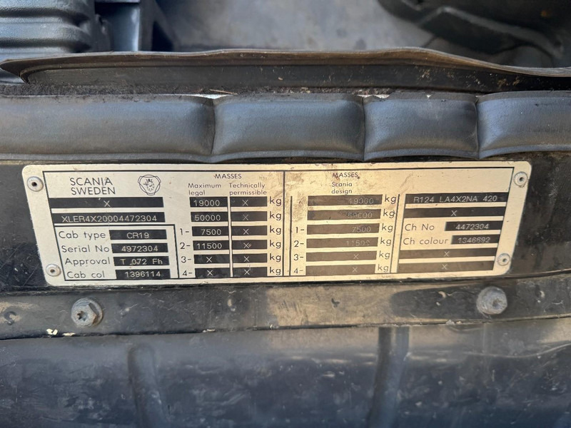 Leasing of Scania 124 - 420 Topline (MANUAL GEARBOX / BOITE MANUELLE / RETARDER) Scania 124 - 420 Topline (MANUAL GEARBOX / BOITE MANUELLE / RETARDER): picture 13 Leasing of Scania 124 - 420 Topline (MANUAL GEARBOX / BOITE MANUELLE / RETARDER) Scania 124 - 420 Topline (MANUAL GEARBOX / BOITE MANUELLE / RETARDER): picture 13