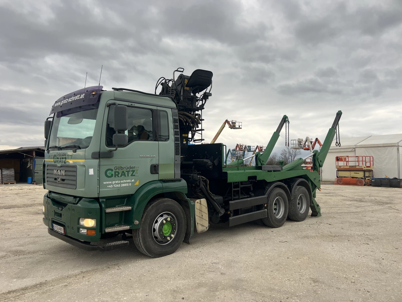 Man Tga 6х4, Кран-Z, Мултилифт - Skip loader truck, Crane truck: picture 5 Man Tga 6х4, Кран-Z, Мултилифт - Skip loader truck, Crane truck: picture 5