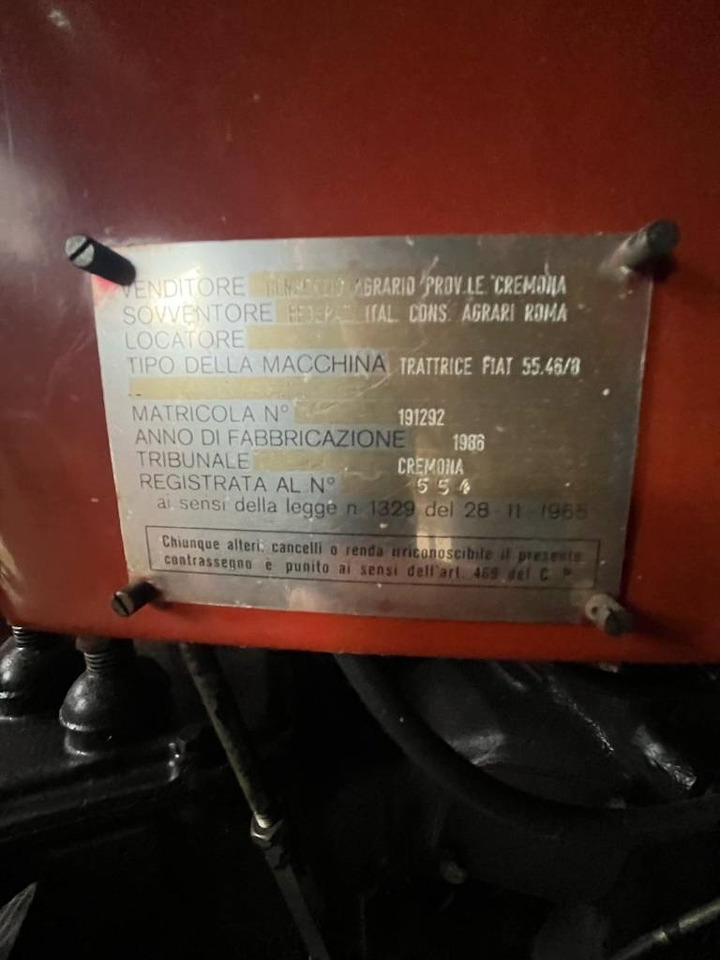 Fiat 55/46 - Farm tractor: picture 5 Fiat 55/46 - Farm tractor: picture 5